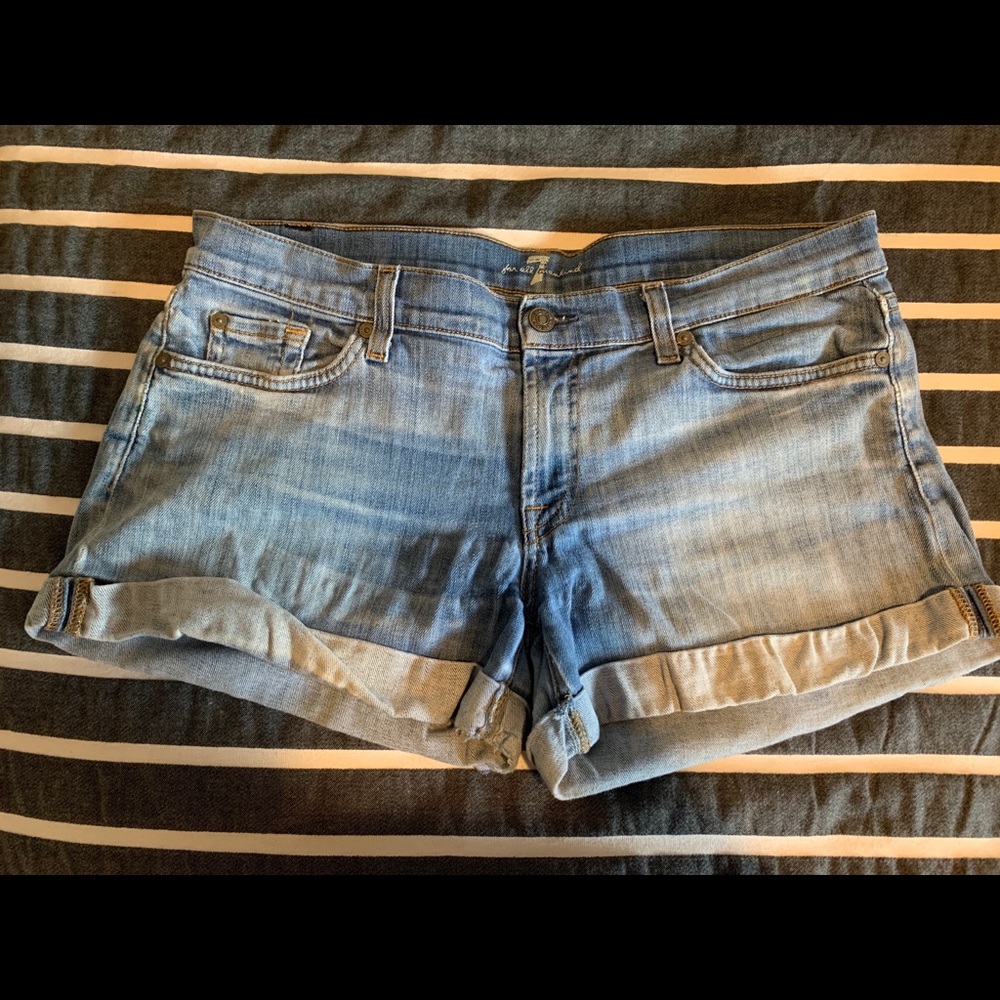 7 For All Mankind Denim Shorts